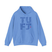 TUFJ Blue Repeat Unisex Hoodie