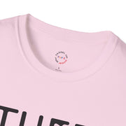 TUFJ Black Print Drip Unisex Softstyle T-Shirt