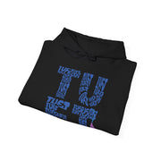 TUFJ Blue Repeat Unisex Hoodie