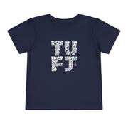 TUFJ White Letter Toddler Short Sleeve Tee