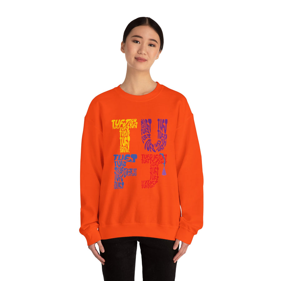 TUFJ Multicolor Repeat Unisex Sweatshirt