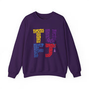 TUFJ Multicolor Repeat Unisex Sweatshirt