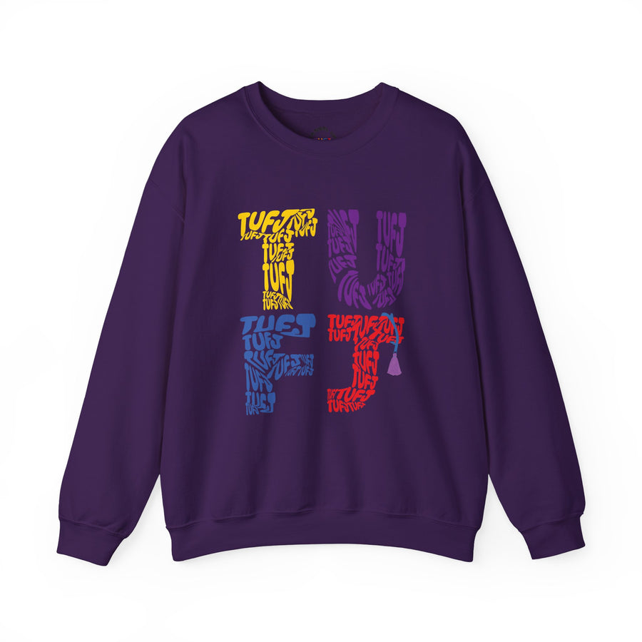 TUFJ Multicolor Repeat Unisex Sweatshirt