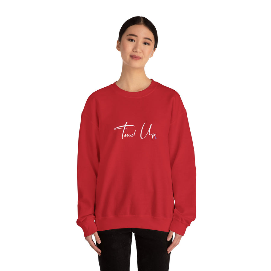 Tassel Up Cursive Unisex Sweatshirt