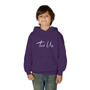 Tassel Up Cursive Youth Heavy Blend Hoodie