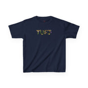 TUFJ Camo Leopard And Pearls Kids Heavy Cotton™ Tee