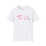 Tassel Up Pink Cursive Softstyle Unisex T-Shirt