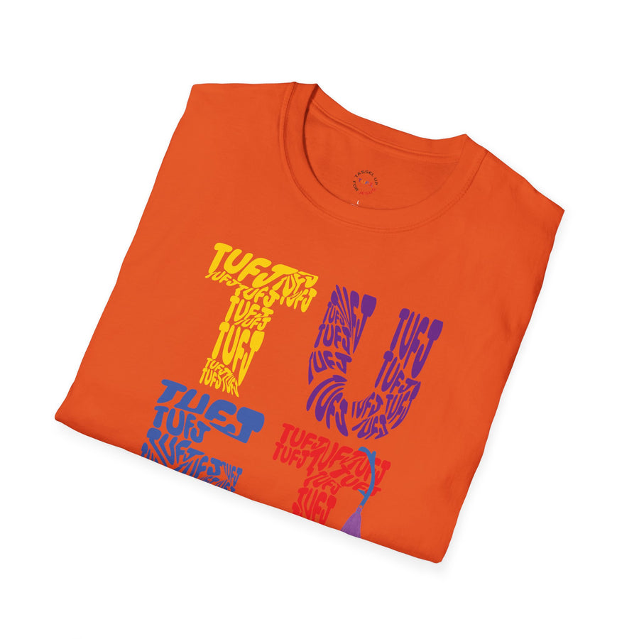 TUFJ Multi Color Repeat Unisex Softstyle T-Shirt