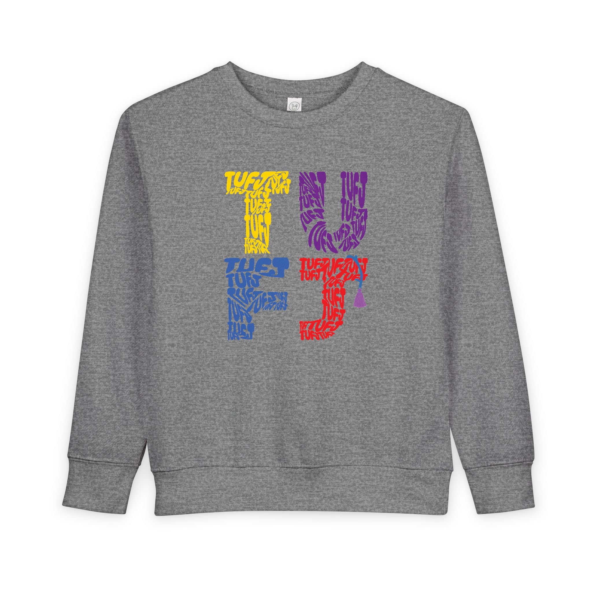 TUFJ Multicolor Repeat Toddler Sweatshirt