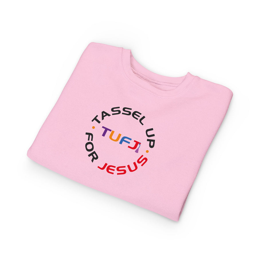 Tassel Up For Jesus Logo Toddler Sweatshirt