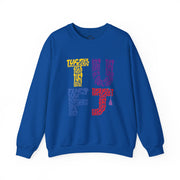 TUFJ Multicolor Repeat Unisex Sweatshirt
