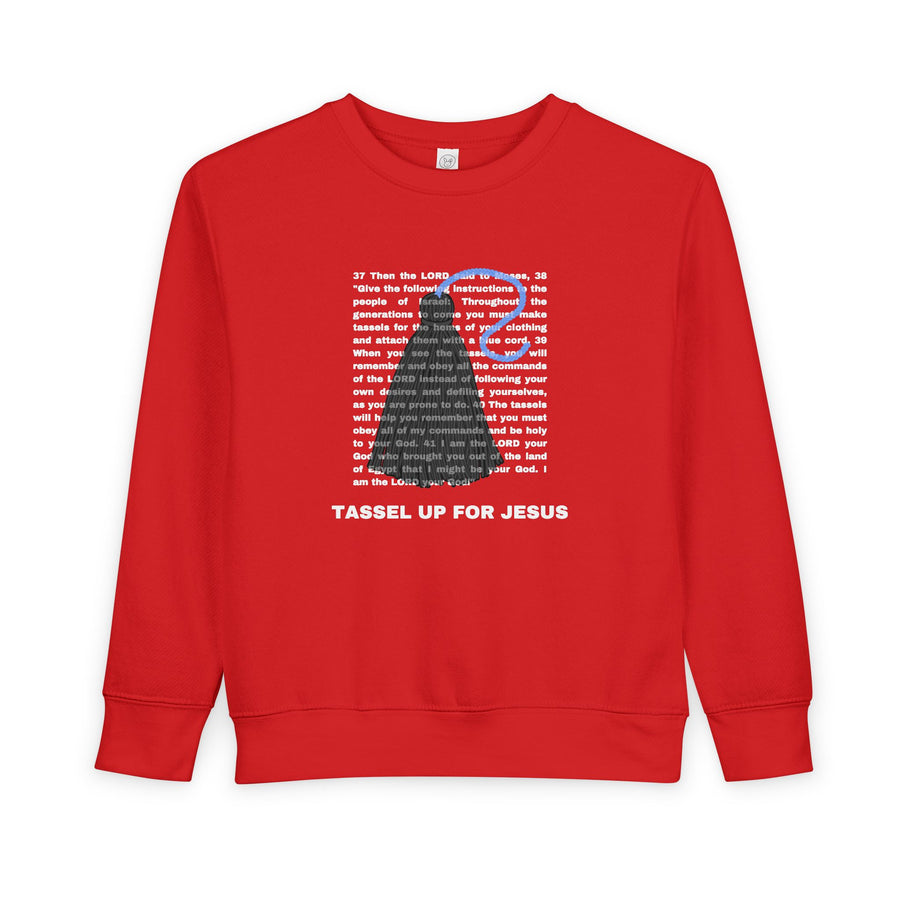 Numbers 15:37-41 Bible Verse Toddler Sweatshirt