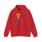 TUFJ Multicolor Repeat Unisex Hoodie