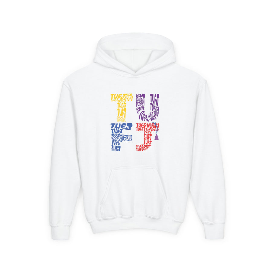 TUFJ Multicolor Repeat Youth Heavy Blend Hoodie