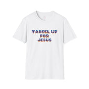 Tassel Up For Jesus Camo Unisex Softstyle T-Shirt