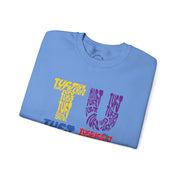 TUFJ Multicolor Repeat Unisex Sweatshirt
