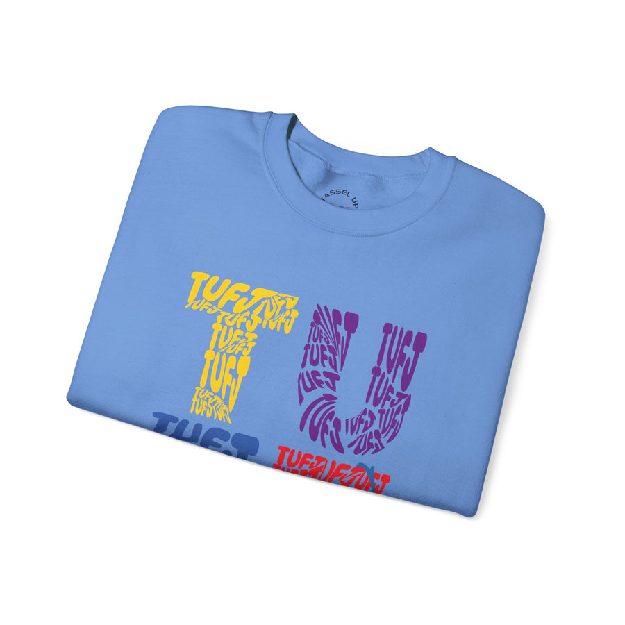 TUFJ Multicolor Repeat Unisex Sweatshirt