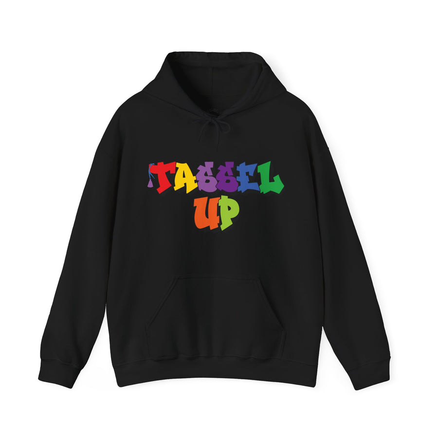 Tassel Up Graffiti Unisex Hoodie