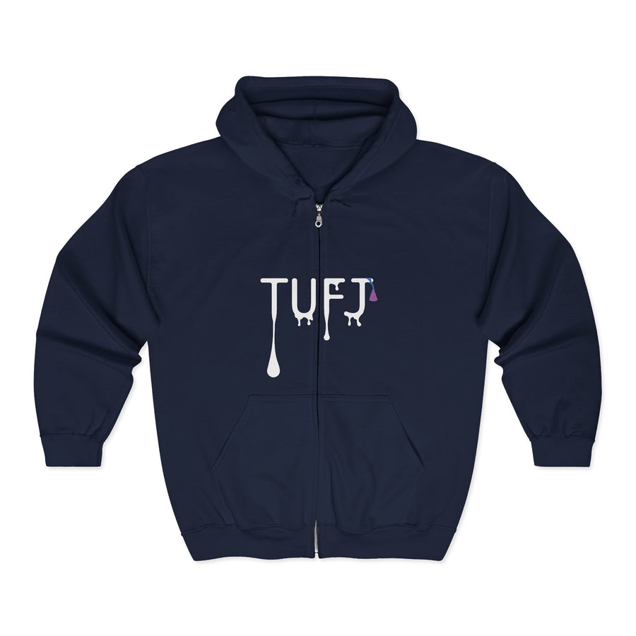 TUFJ Drip Unisex Heavy Blend Full Zip Hoodie