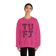 TUFJ Black Repeat Unisex Sweatshirt