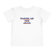 Tassel Up For Jesus Camo Toddler Short Sleeve Tee