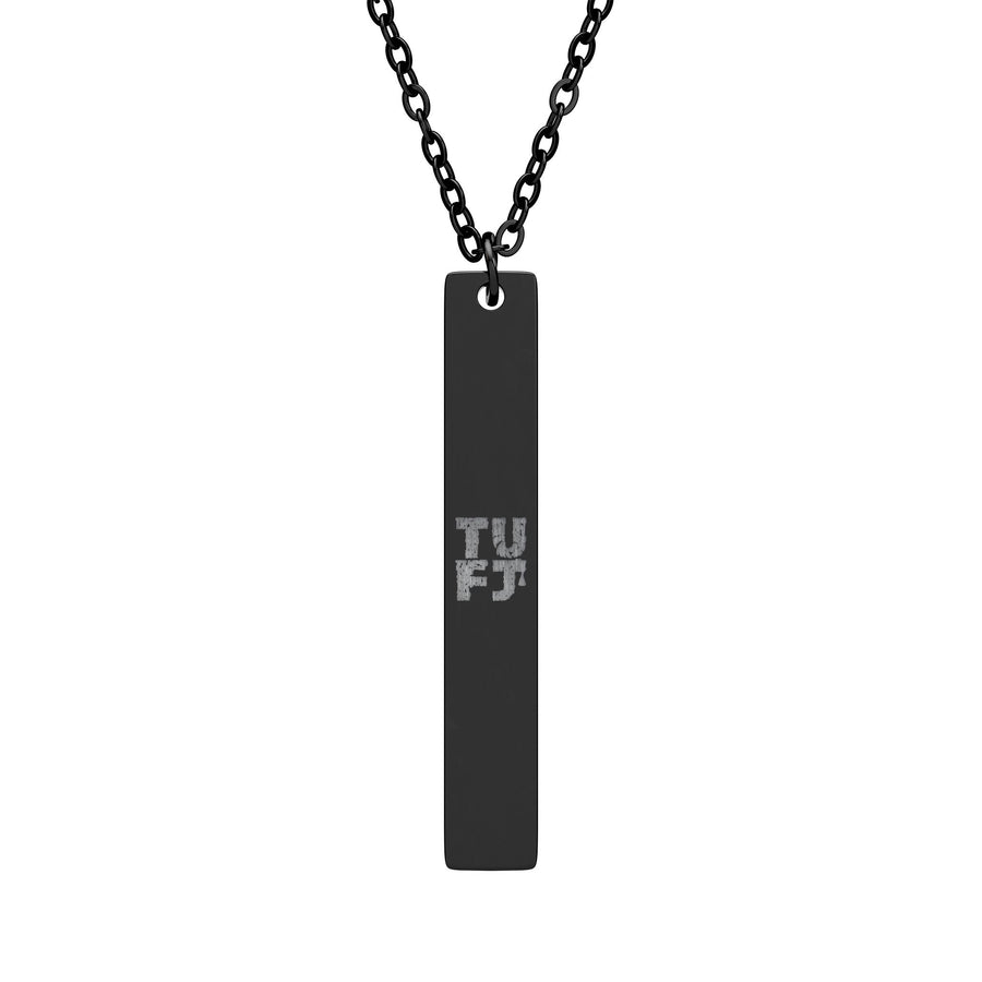 TUFJ Repeat Vertical Bar Necklace