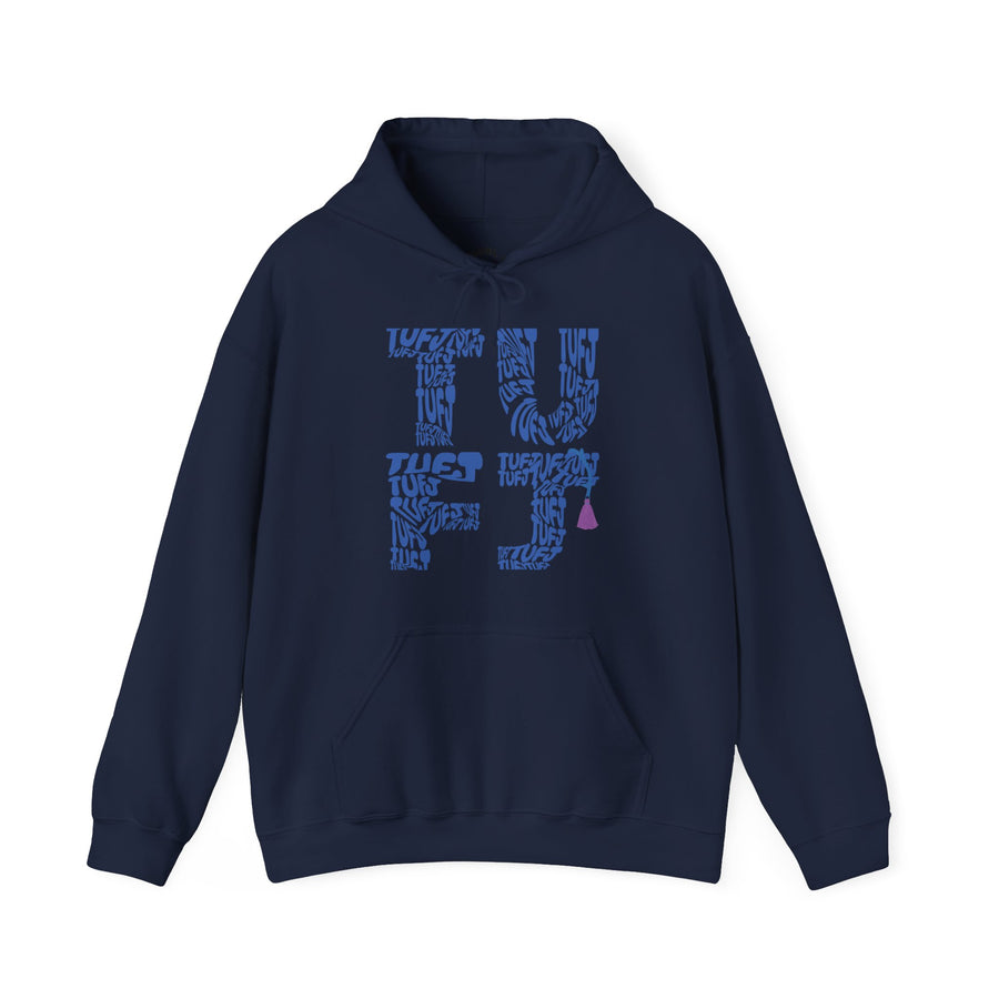 TUFJ Blue Repeat Unisex Hoodie