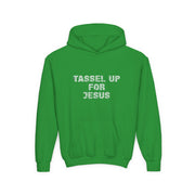 Tassel Up For Jesus Repeat Youth Heavy Blend Hoodie