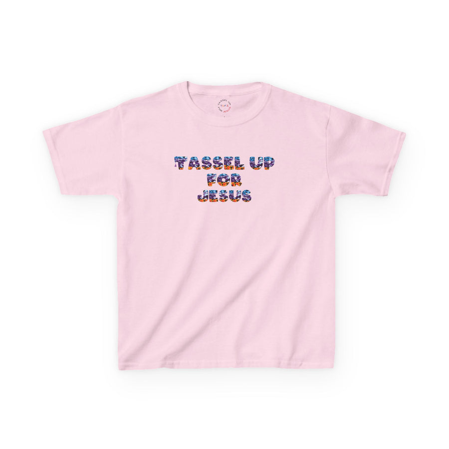 Tassel Up For Jesus Camo Kids Heavy Cotton™ Tee