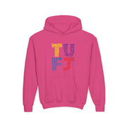 TUFJ Multicolor Repeat Youth Heavy Blend Hoodie