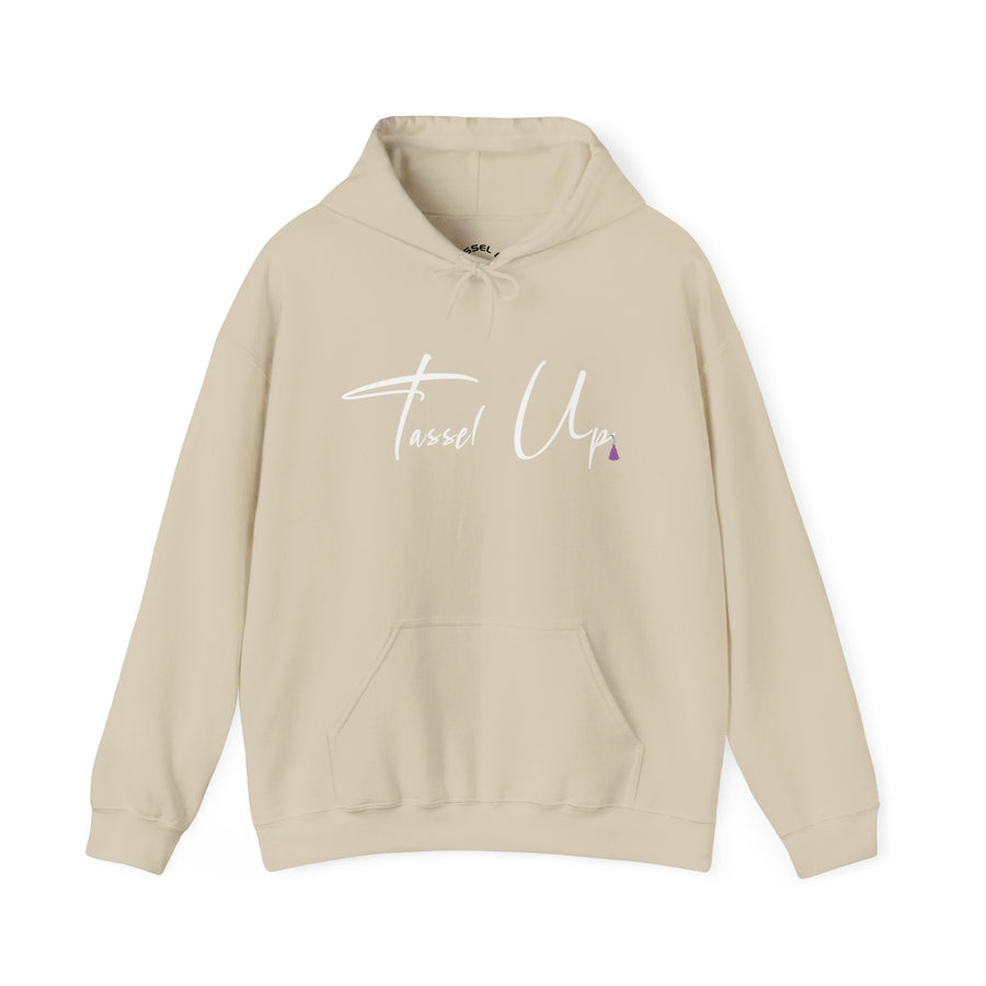 Tassel Up Cursive Unisex Hoodie