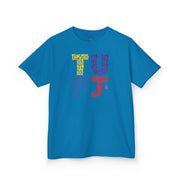 TUFJ Multi Color Repeat Kids Heavy Cotton™ Tee