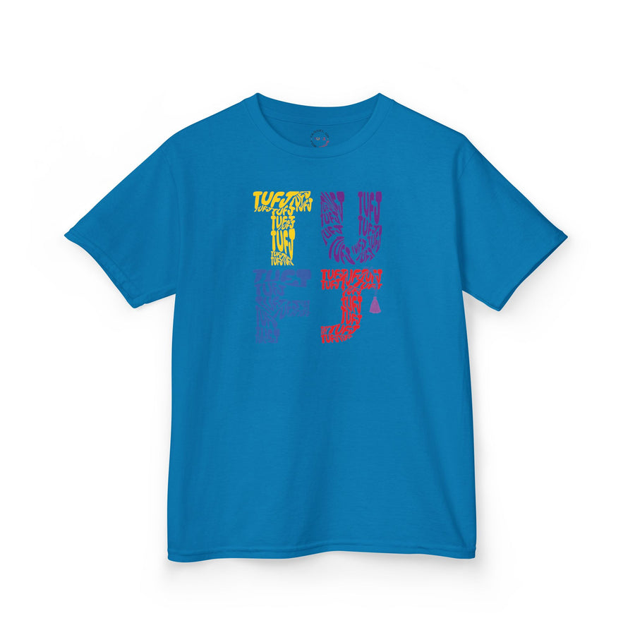 TUFJ Multi Color Repeat Kids Heavy Cotton™ Tee