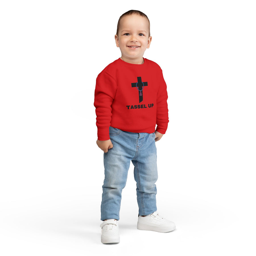 Tassel Cross Toddler Sweatshirt