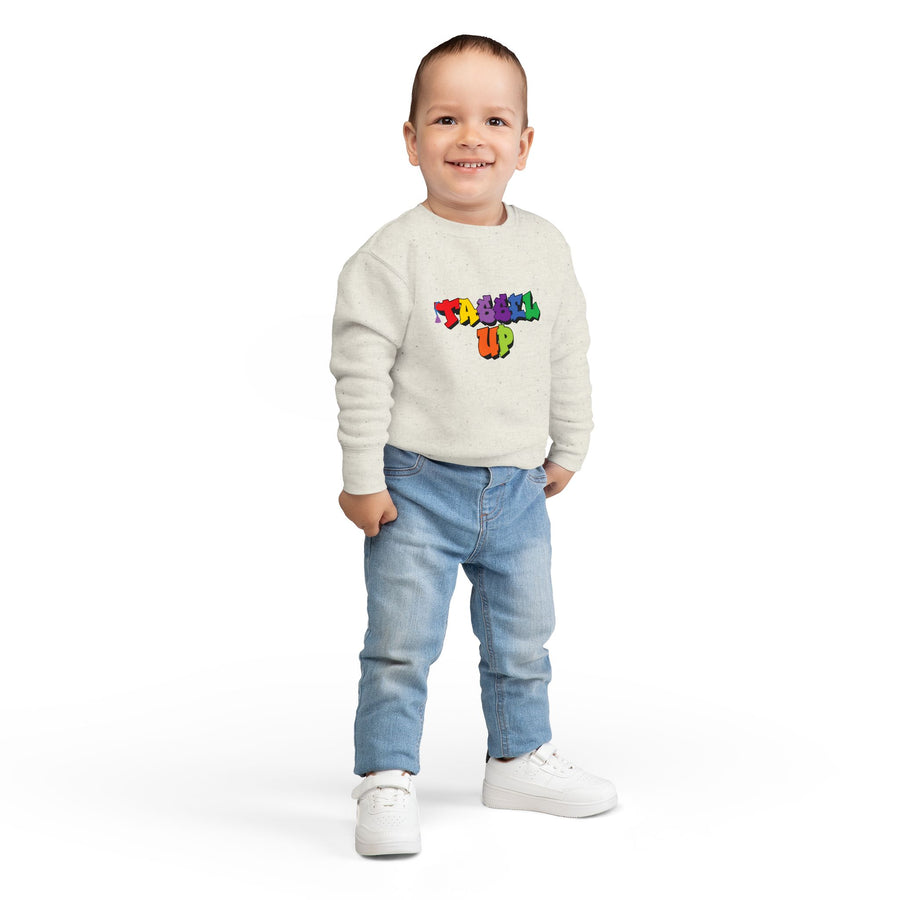 Tassel Up Graffiti Toddler Sweatshirt