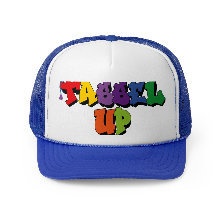 Tassel Up Graffiti Trucker Cap