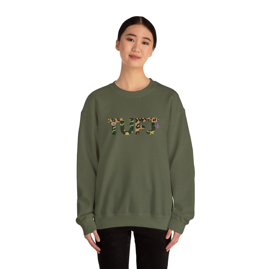 TUFJ Camo Leopard And Pearls Unisex Sweatshirt