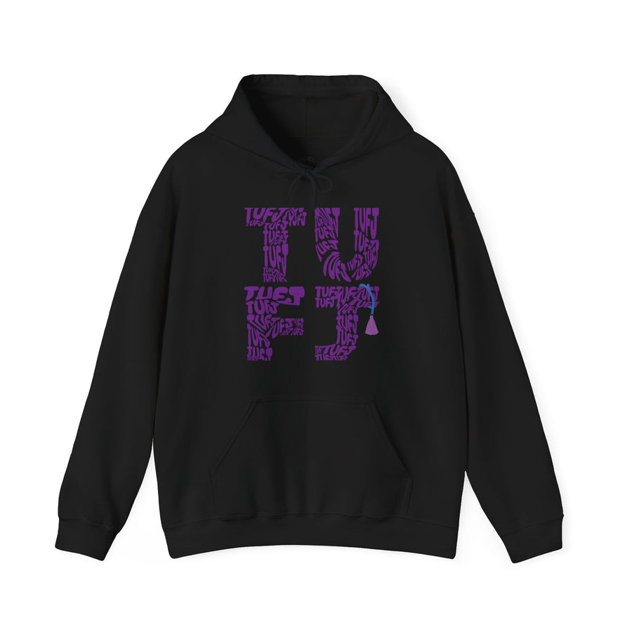 TUFJ Purple Repeat Unisex Hoodie