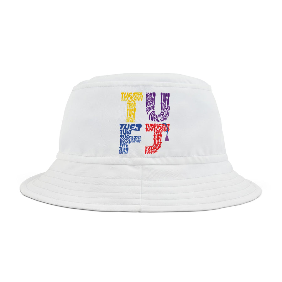 TUFJ Repeat White Bucket Hat
