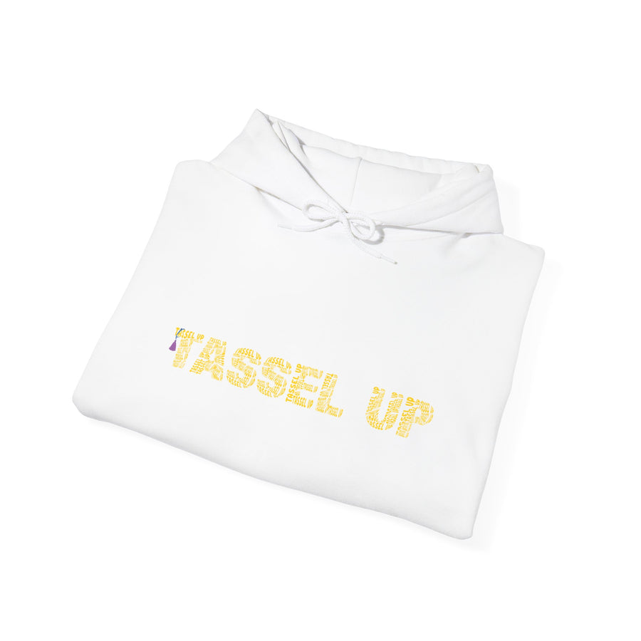 Tassel Up Yellow Repeat Unisex Hoodie