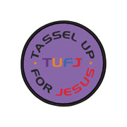 Tassel Up For Jesus Logo Iron-On Patch