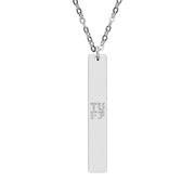 TUFJ Repeat Vertical Bar Necklace