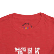 TUFJ White Letter Toddler Short Sleeve Tee