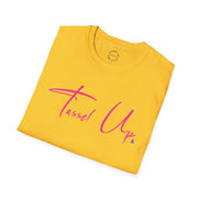 Tassel Up Pink Cursive Softstyle Unisex T-Shirt