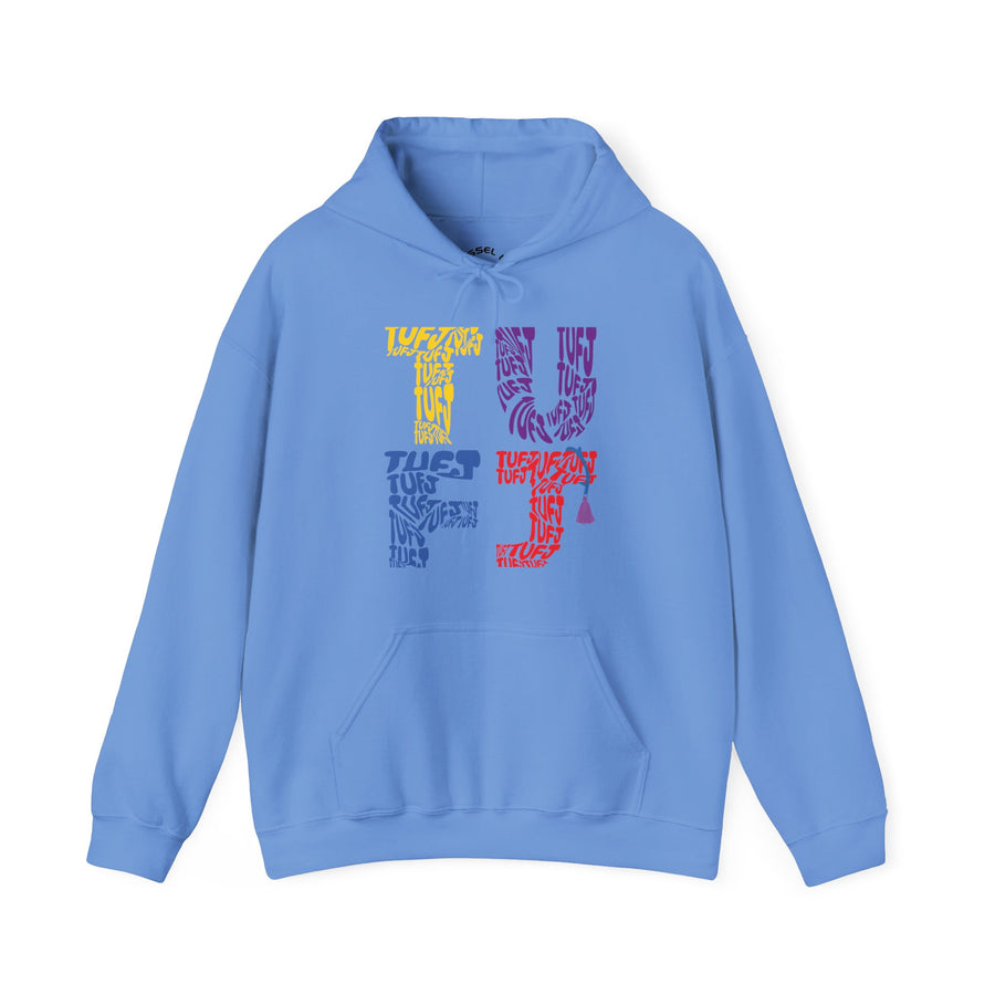 TUFJ Multicolor Repeat Unisex Hoodie