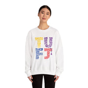 TUFJ Multicolor Repeat Unisex Sweatshirt