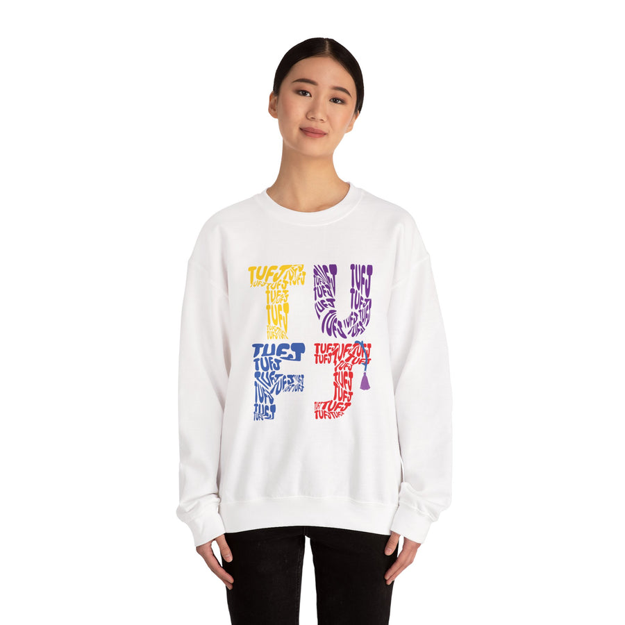 TUFJ Multicolor Repeat Unisex Sweatshirt
