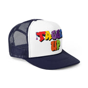 Tassel Up Graffiti Trucker Cap