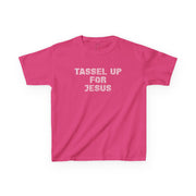 Tassel Up For Jesus Repeat Kids Heavy Cotton™ Tee