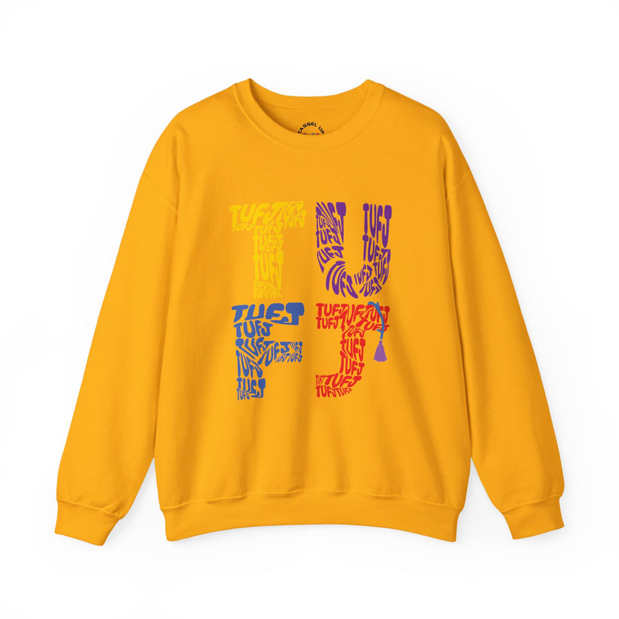 TUFJ Multicolor Repeat Unisex Sweatshirt